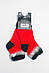 Шкарпетки дитячі з начісом червоного кольору р.6-9 191050S, фото 2