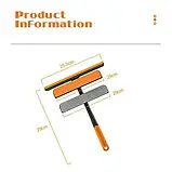 🧡Багатофункціональна щітка скребок для чищення вікон 3 в 1 Щітка для миття вікон, фото 6