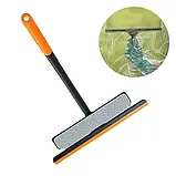 🧡Багатофункціональна щітка скребок для чищення вікон 3 в 1 Щітка для миття вікон, фото 7