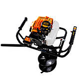 Мотобур бензиновий GTM AG52H-D 1,46 кВт, фото 3