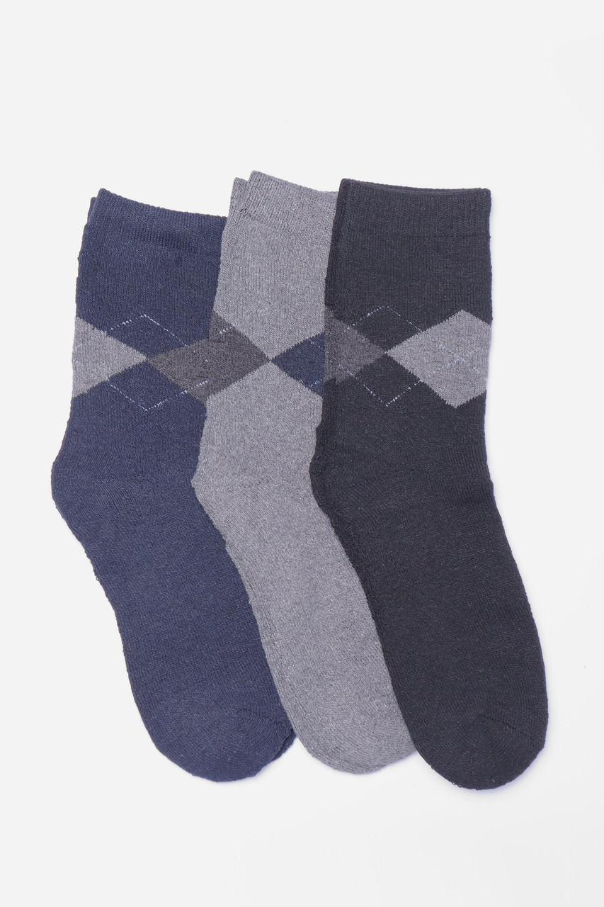 Набір шкарпеток чоловічих махрових 3 штуки р.40-45 190673M, фото 1