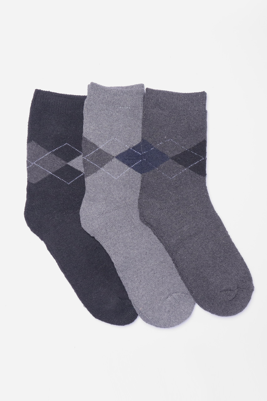 Набір шкарпеток чоловічих махрових 3 штуки р.40-45 190674M, фото 1