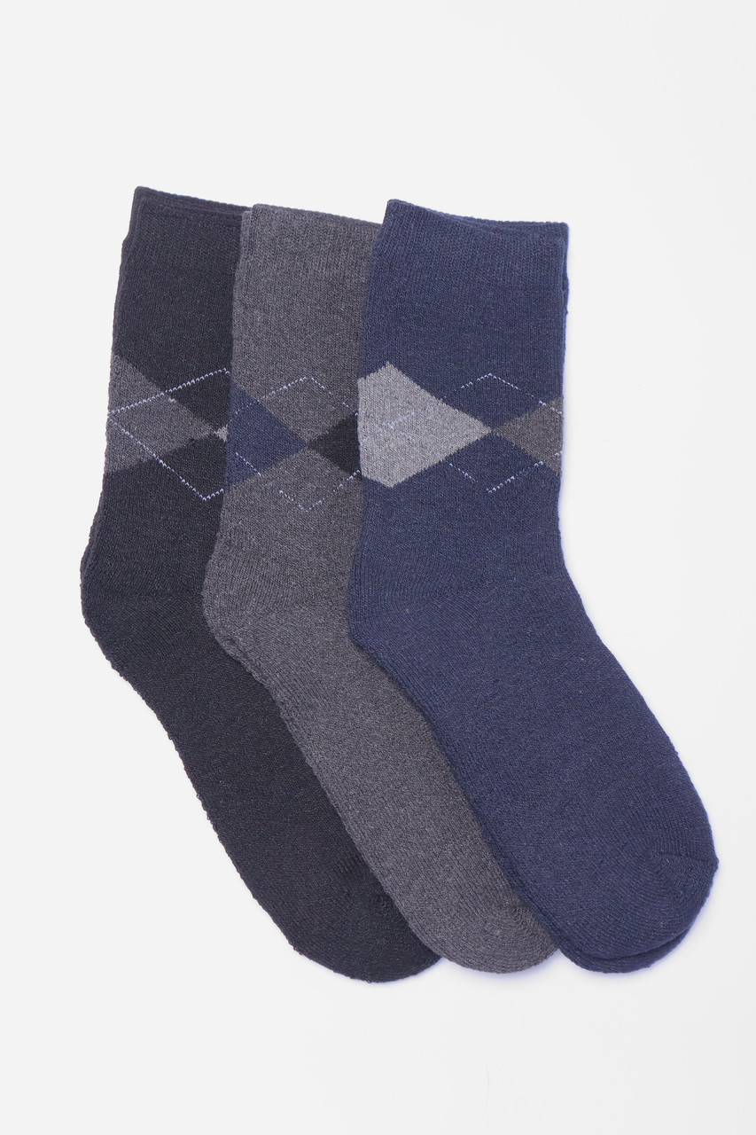 Набір шкарпеток чоловічих махрових 3 штуки р.40-45 190675M, фото 1