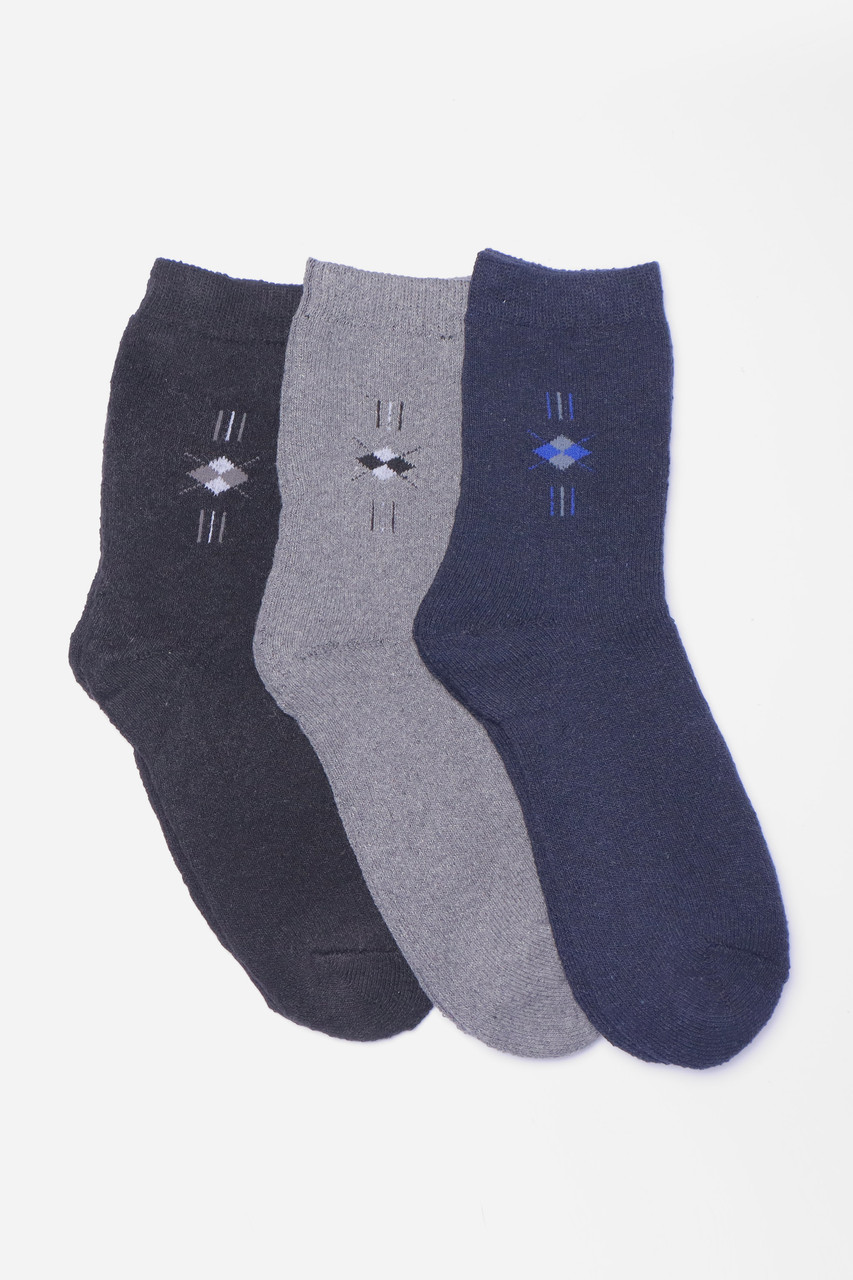 Набір шкарпеток чоловічих махрових 3 штуки р.40-45 190681M, фото 1