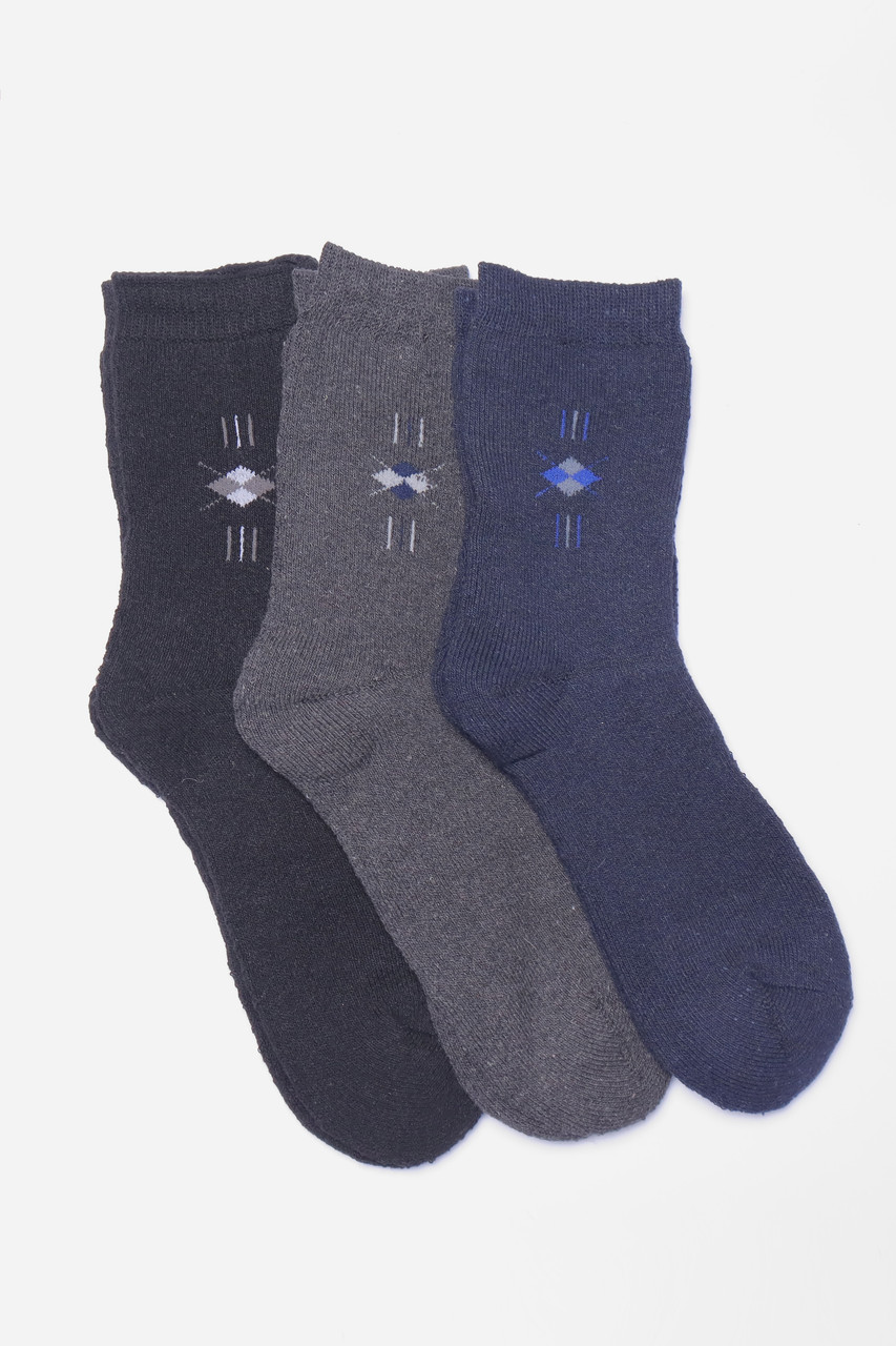 Набір шкарпеток чоловічих махрових 3 штуки р.40-45 190683M, фото 1