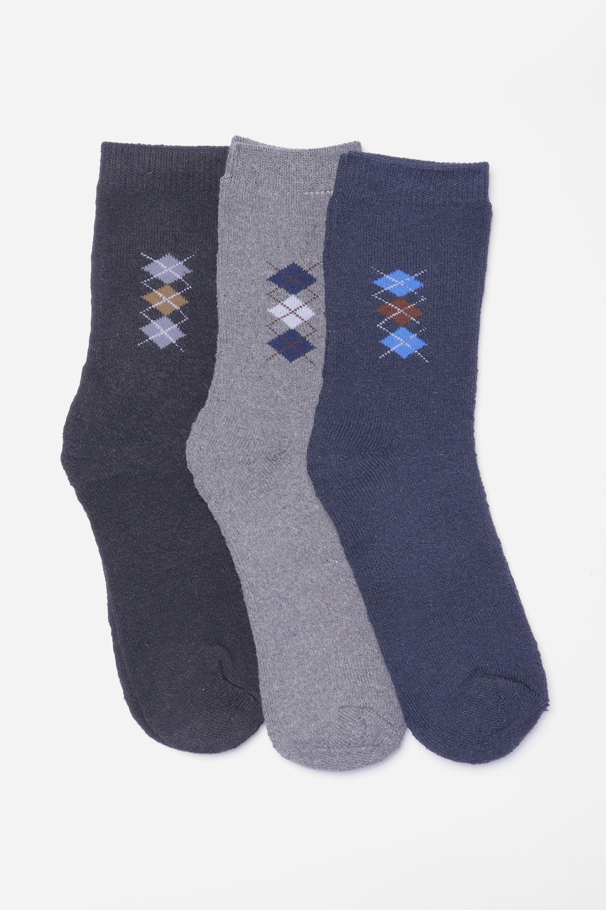 Набір шкарпеток чоловічих махрових 3 штуки р.40-45 190689M, фото 1