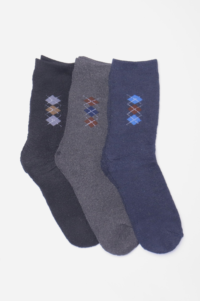 Набір шкарпеток чоловічих махрових 3 штуки р.40-45 190690M, фото 1