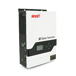Гибридне ДБЖ MUST PV18-3224VPM, 3200W, 24 V, струм заряду 60A, 160-275V, MPPT (60А, 30-160 Vdc)
