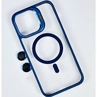 Чехол-накладка Infinity Stand Camera MagSafe для iPhone 16 Blue