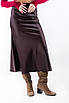 Спідниця максі в білизняному стилі коричнева 81006 (2000000137193), фото 2