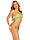 Еротична Боді бікіні Leg Avenue Wrap around bikini bodysuit Зелений One Size ( SX1078 ), фото 3