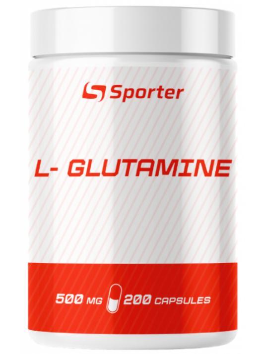 Глютамін SPORTER  L-Glutamine 200 капсул
