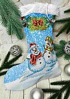 Новорічна шкарпетка для вишивки