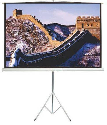 Переносний проєкційний екран на тринозі SCREENVISION Tripod Screen 180 х 180 см, фото 1
