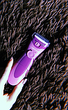 Бритва жіноча на батарейках зручної анатомічної форми Esperanza EBG003V Violet, фото 3