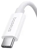 Кабель Baseus Superior Series 2 Fast Charging Cable Type-C to Type-C 240W 1m P10365200211-02 White, фото 5