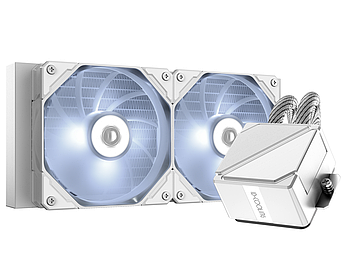 Система водяного охолодження для процесора ID-Cooling Dashflow 240 Basic White