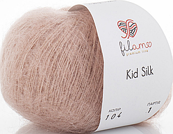Kid Silk 25 Filamo (кід мохер на шовку)-104 пудра