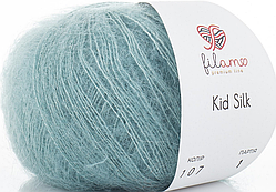 Kid Silk 25 Filamo (кід мохер на шовку)-107 аква