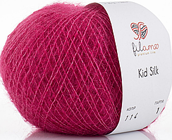 Kid Silk 25 Filamo (кід мохер на шовку)-114 фуксія