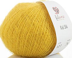 Kid Silk 25 Filamo (кід мохер на шовку)-121 вільний жовтий