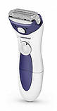 Бритва жіноча на батарейках зручної анатомічної форми Esperanza EBG003B Blue, фото 2
