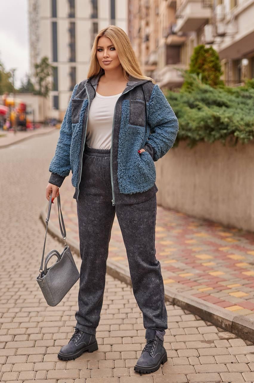 Костюм на флісі для пишних дам "Трьохнитка", фото 1