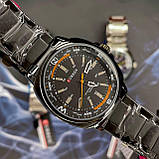 Діловий годинник з браслетом з нержавіючої сталі Curren 8455 All Black, фото 4