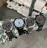 Діловий годинник з браслетом з нержавіючої сталі Curren 8455 All Black, фото 10