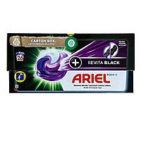 Капсули для прання чорного одягу Ariel Revita black (26 капсул)