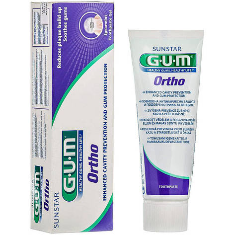Зубна паста-гель GUM ORTHO, 75 мл, фото 1