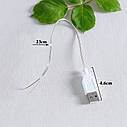 Штекер конектор USB 2.0 з кабелем White, фото 4