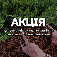 Тільки ОПТ! Кора соснова, фракція 0-1 см - МУЛЬЧА