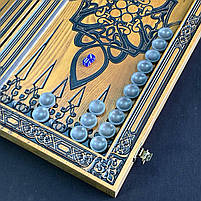 Нарди дерев'яні ручної роботи 68х32х8см подарункові, фото 7