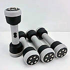 Набір гантель зі змінною вагою та масажером (2шт), Multifuntional Massage Dumbbells / Гантелі-масажер, фото 5