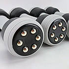 Набір гантель зі змінною вагою та масажером (2шт), Multifuntional Massage Dumbbells / Гантелі-масажер, фото 7