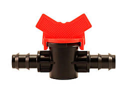 Кран прохідний для крап. трубки діам. 16 мм - Туреччина