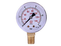 Манометр 1/4" ЗР від 0 - 10 bar