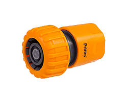 Конектор для шланга 3/4" orangе, з аквастопом