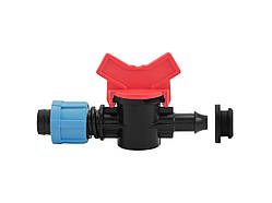 Кран стартовий з гумкою для крапельної стрічки - Туреччина