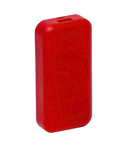 Повербанк 6000 mah У комплекті кабель USB-Micro USB. Розмір 90*43*23мм, вага 95г червоний, фото 1