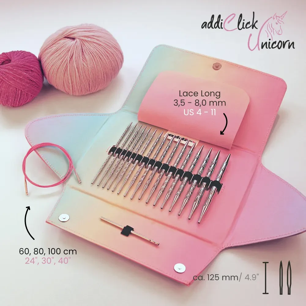 Набір Addi Click Unicorn, у чохлі, 720-2