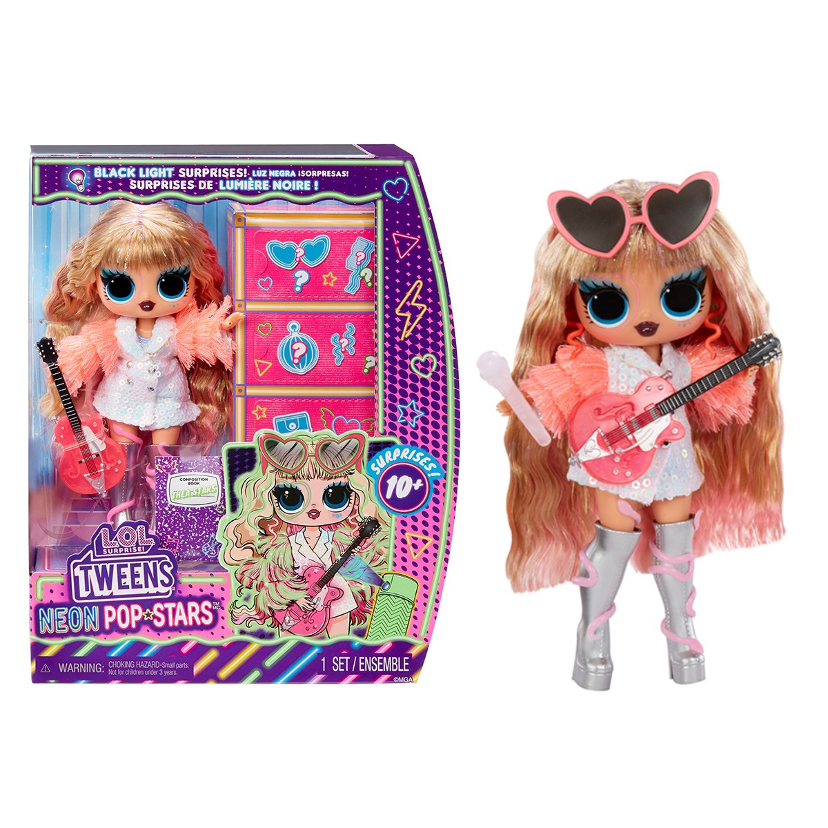 Лялька LOL Surprise Tweens Neon Pop Thea Stars ЛОЛ твінс Тея Старс 120650, фото 1