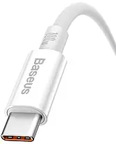 Кабель Baseus Superior Series Fast Charging Cable USB to Type-C 100W 0.25m P10320102214-00 White, фото 4