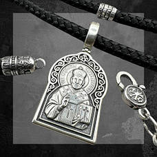 Срібні ладанки на шнурку