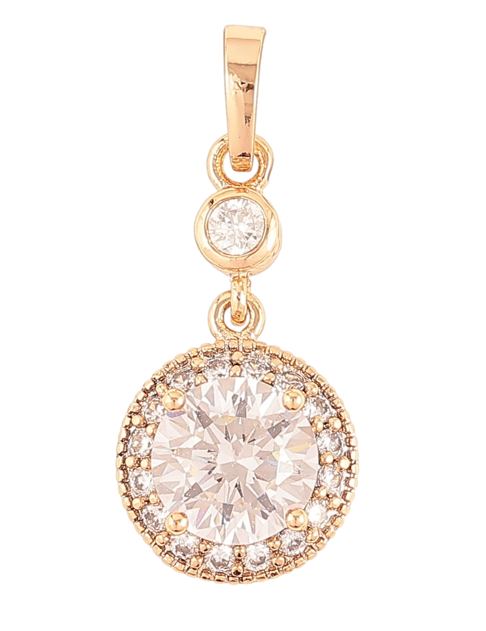 Кулон Xuping Позолота 18K «Інкрустація цирконієм» для ланцюжка до 5мм