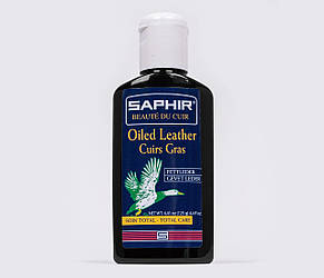 Крем-бальзам для жированої шкіри Saphir Greasy Leather (0713) чорний