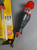 Викрутка Felo з магнітним тримачем 1/4" магазин для біт у ручці SL/PH/PZ/x25 мм 37310805