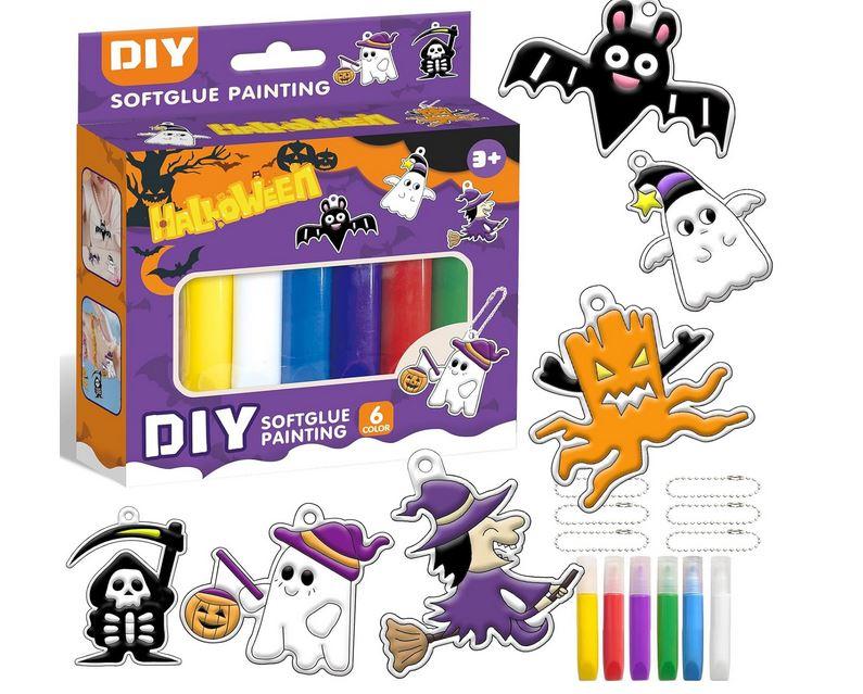 Творчий набір Вітражі. Хеллоуін (DIY Halloween softglue painting)