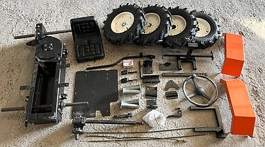 Комплект для переробки мотоблока в Повноприводний мінітрактор